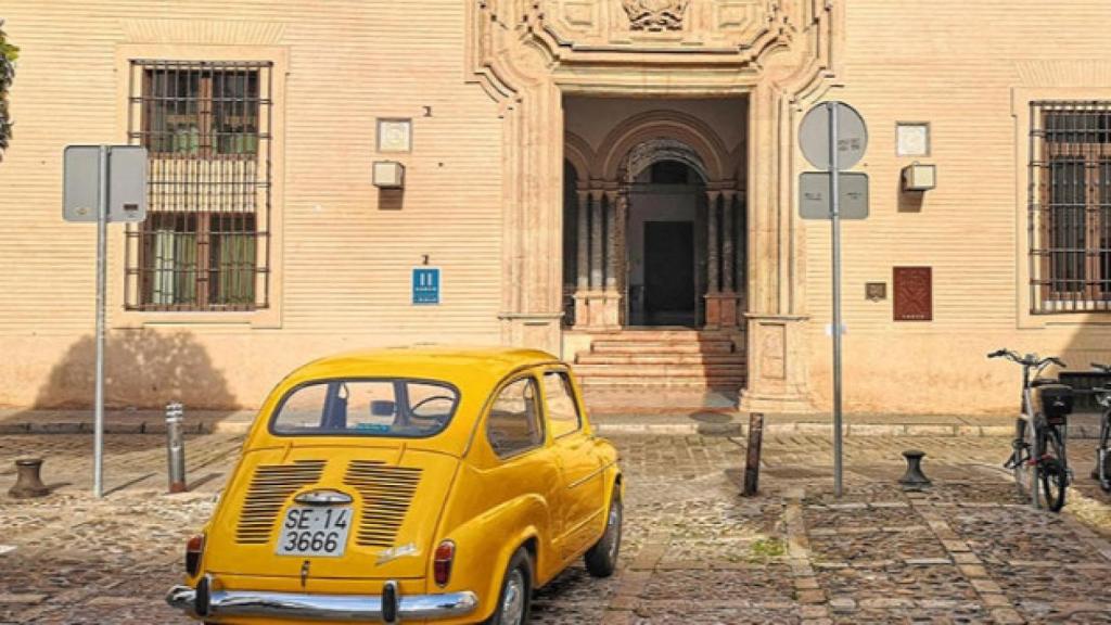 Exterior del hotel nominado de Sevilla.