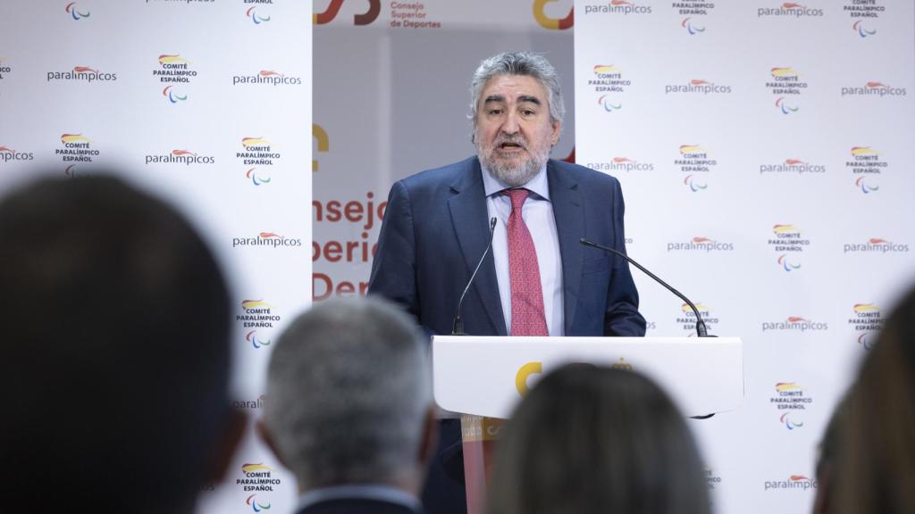 José Manuel Rodríguez Uribes, presidente del CSD, habla sobre el equipo paralímpico español.