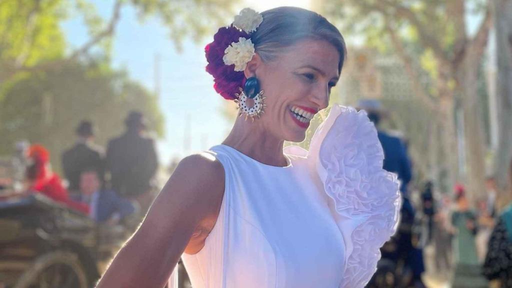 Laura Sánchez, la mejor vestida de la Feria de Sevilla 2023