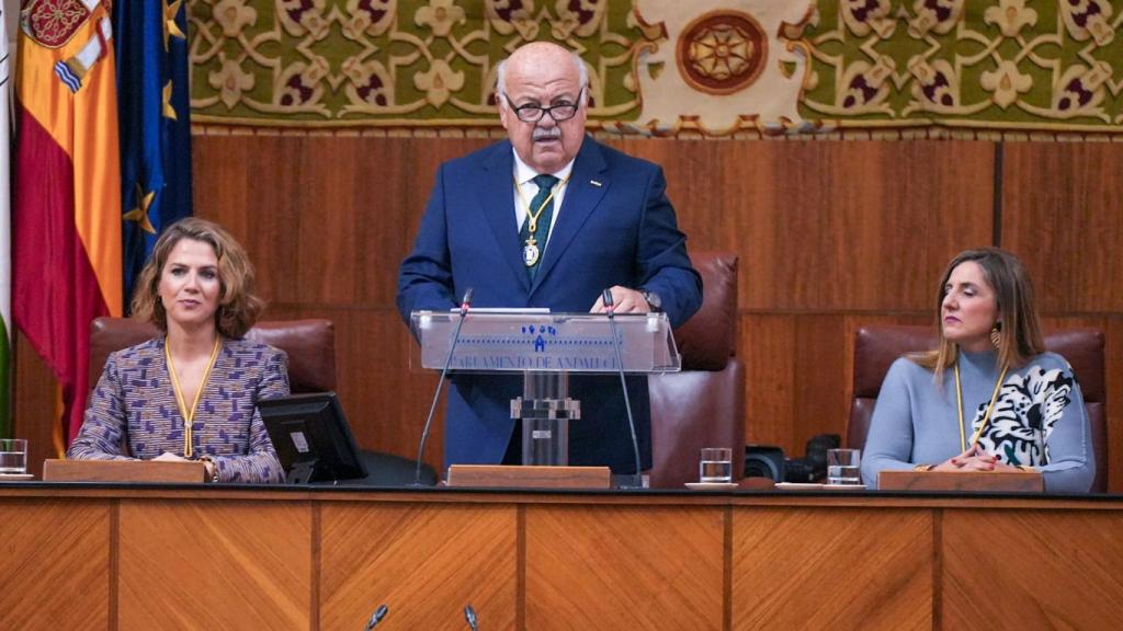 Jesús Aguirre, en el Parlamento de Andalucía