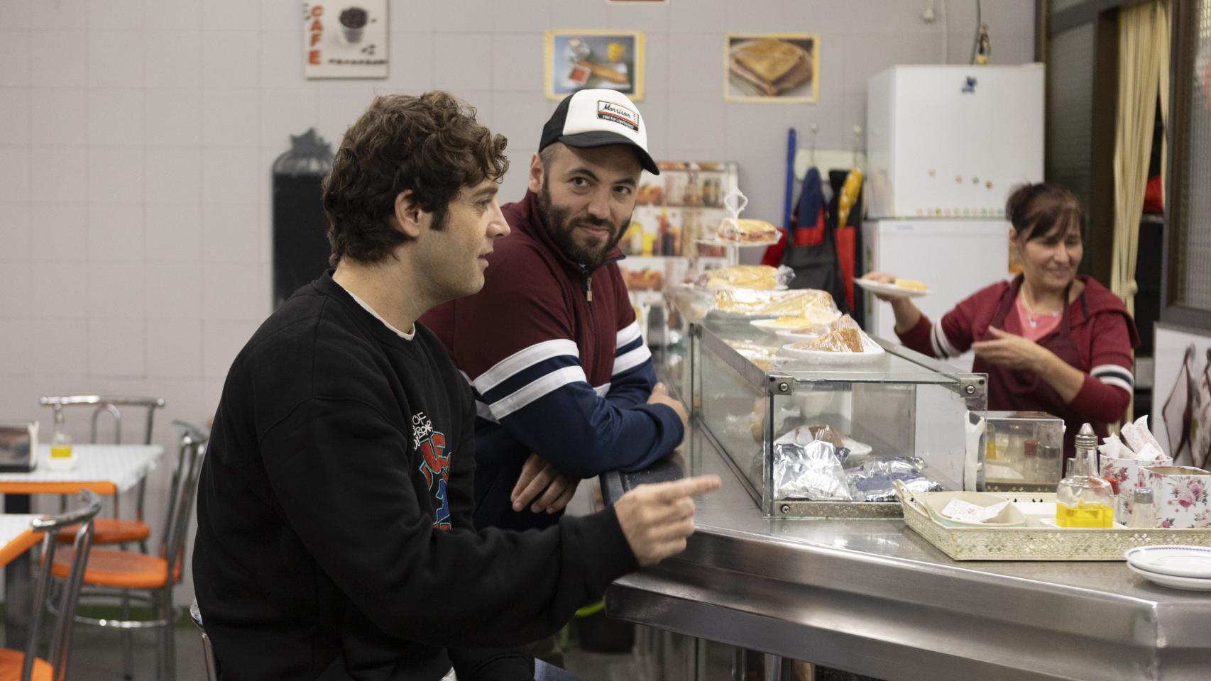 En la cafetería del instituto