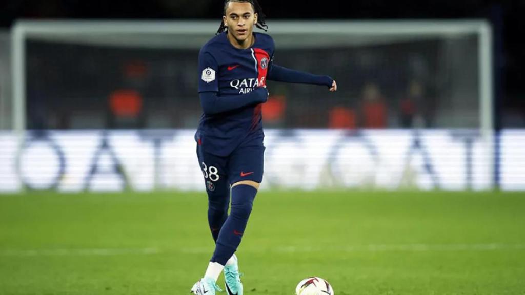 Ethan Mbappé, en un partido con el PSG