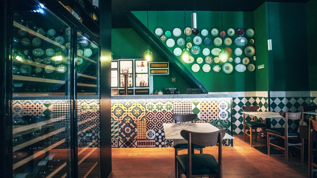 El interior del restaurante.