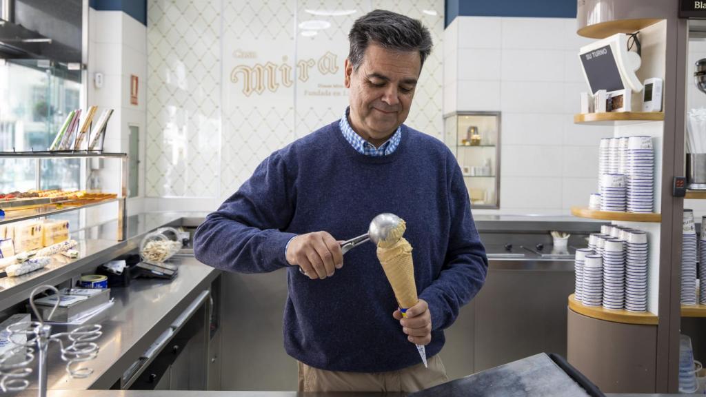 La técnica del buen heladero.