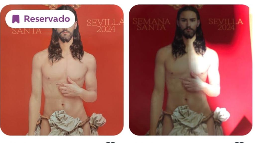 El  cartel de la Semana Santa de Sevilla 2024 en Wallapop