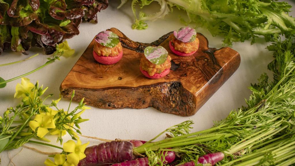 Uno de los platos que se servirán en el menú vegetal de la gala.