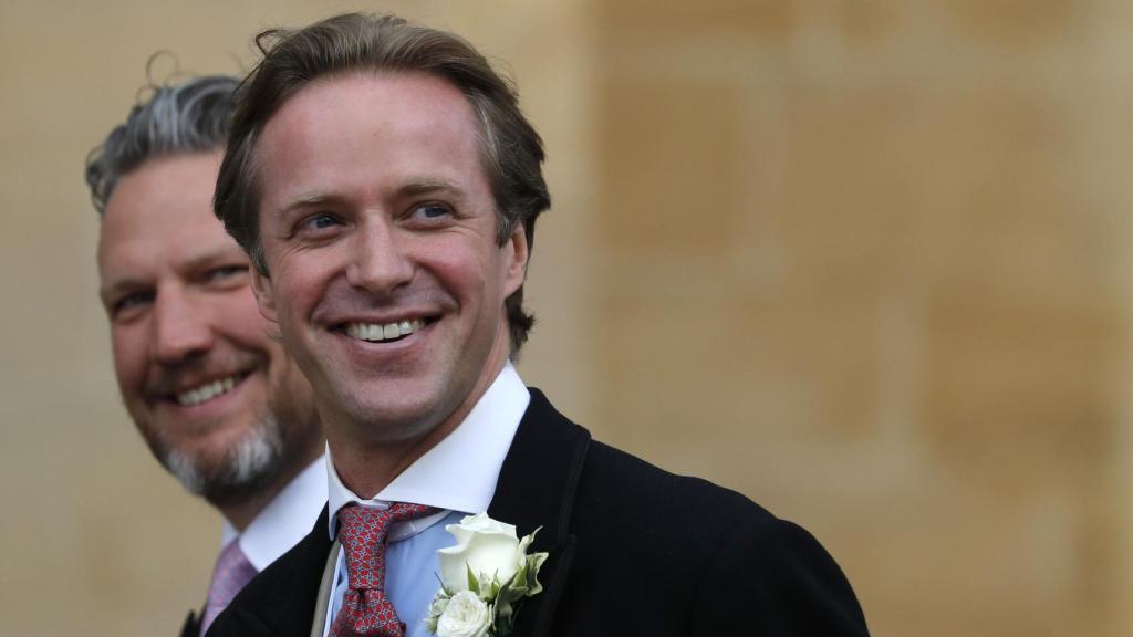 Thomas Kingston el día de su boda con Lady Gabriella Windsor.
