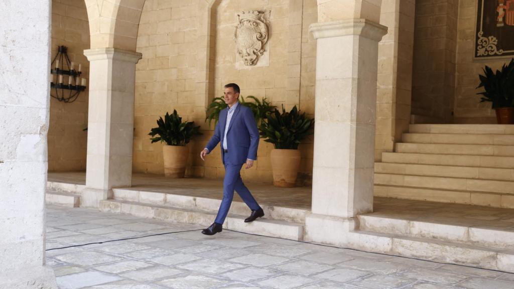 Pedro Sánchez, en la recepción de los Reyes en Mallorca, año 2022.