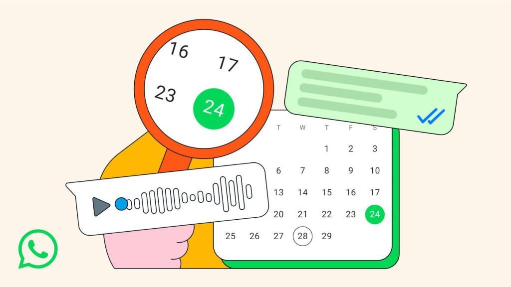 WhatsApp y su función para buscar mensajes en fechas concretas