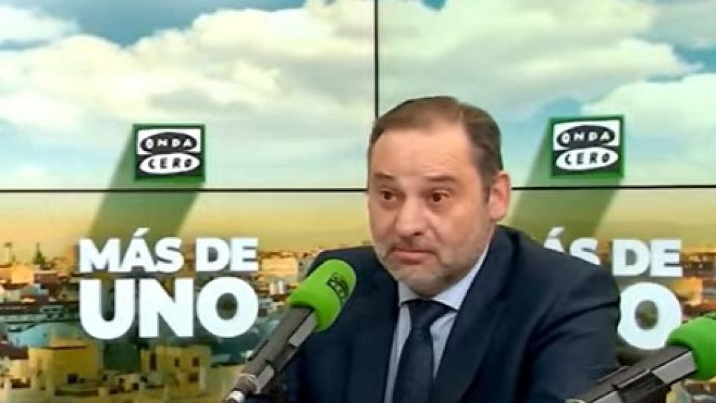 José Luis Ábalos este miércoles en 'Más de Uno' de Onda Cero.