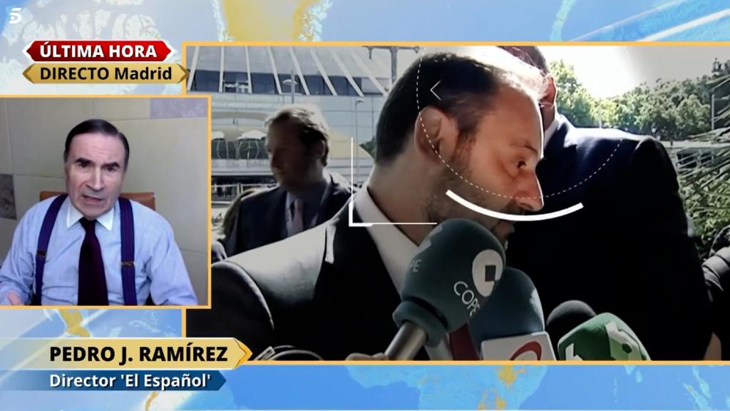 Pedro J. Ramírez este miércoles en Telecinco.