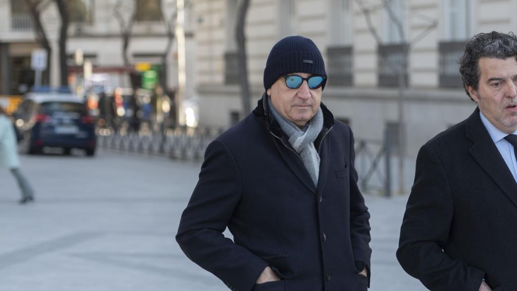 Juan Carlos Cueto, a su llegada a la Audiencia Nacional.