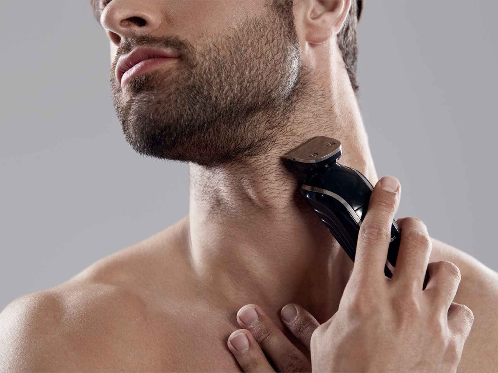 Maquina De Afeitar Electrica Para Hombre Afeitadora Rasuradora Barba  Trimmer Gol