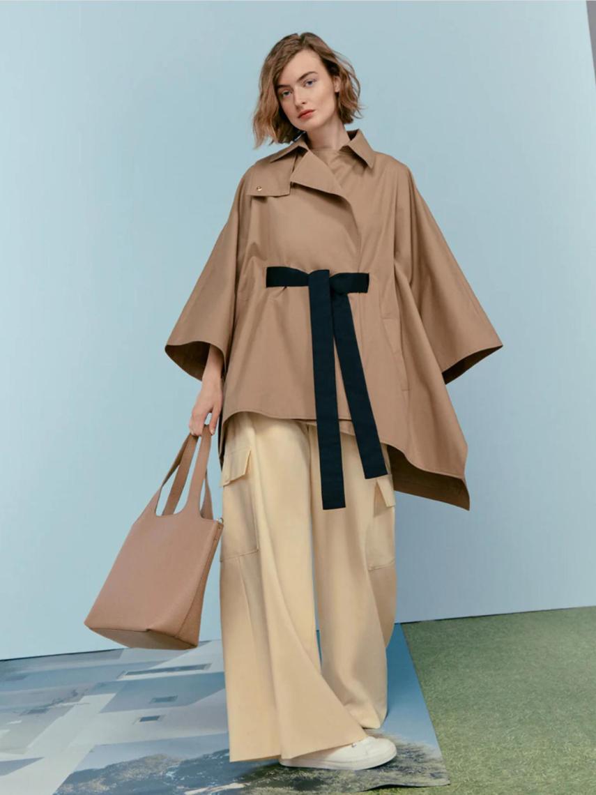 Bolso (278 €) y chaqueta (398 €), Cuyana.