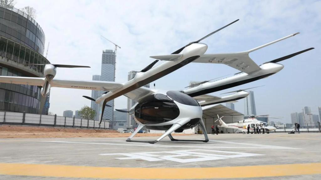El taxi aéreo Prosperity eVTOL de AutoFlight.