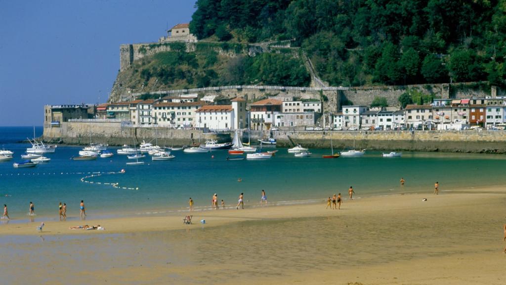 Playa de la Concha, en San Sebastián.