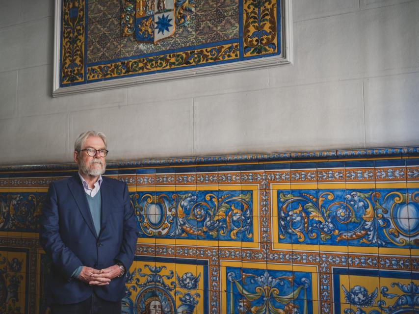 Michael Reid, en una sala del Hotel Catalonia de Gran Vía.