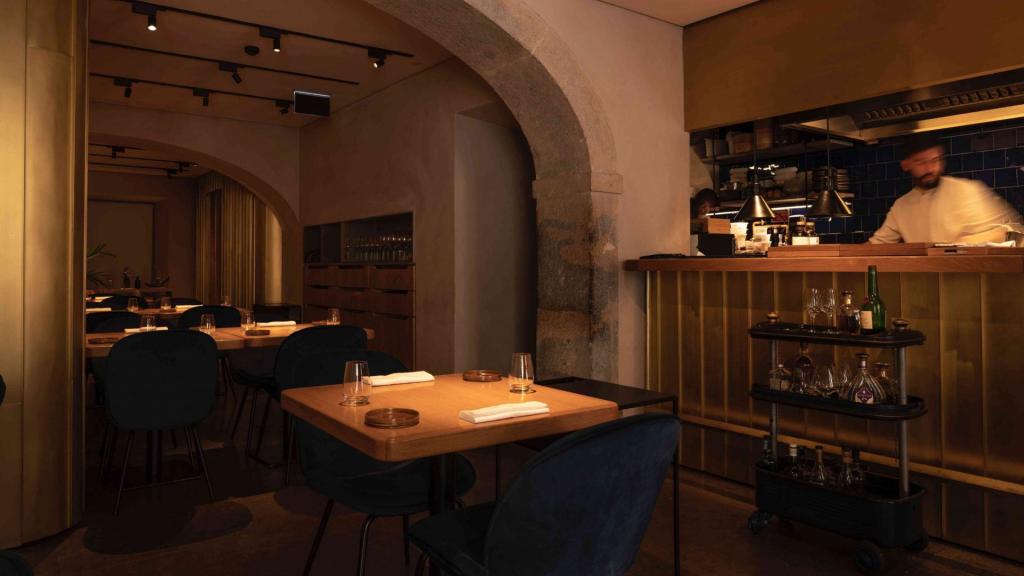 El interior del restaurante Sála de João Sá.
