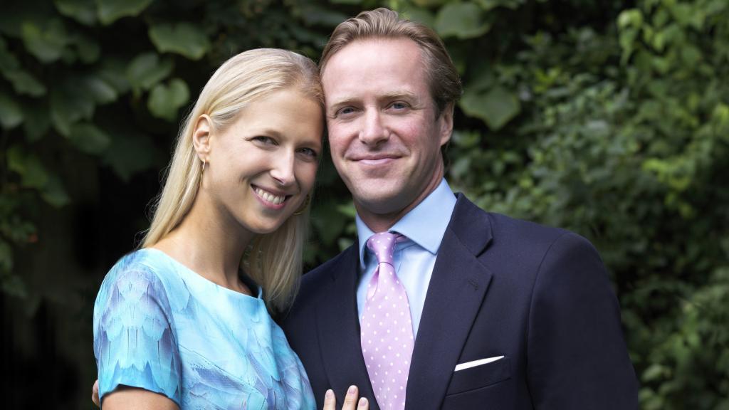 Gabriella Windsor y Tom Kingston en una imagen tomada en Londres, en septiembre de 2018.