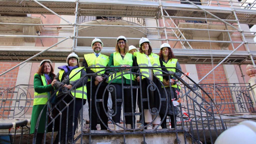 Visita a las obras del nuevo centro en Ciudad Real. Foto: JCCM.