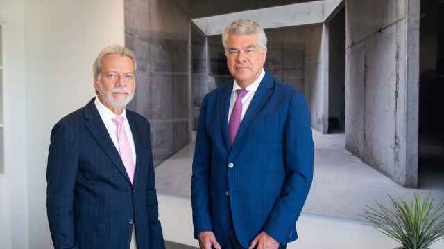 Luis Amodio y Mauricio Amodio, presidente y vicepresidente de OHLA.