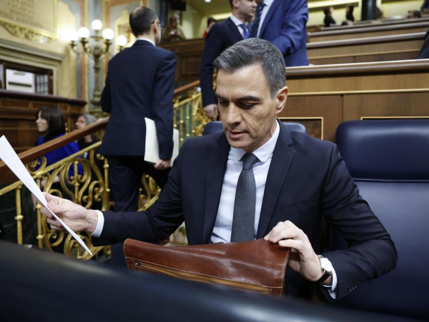 El presidente del Ejecutivo, Pedro Sánchez.