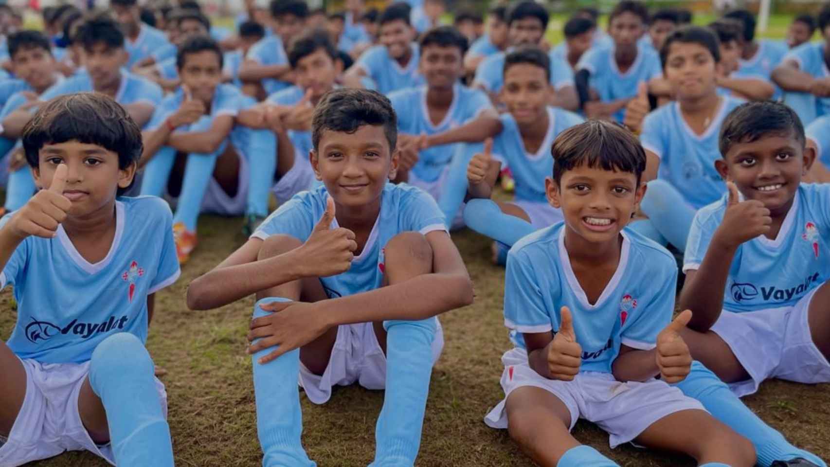 Escuela de Fútbol en Kochi, India.