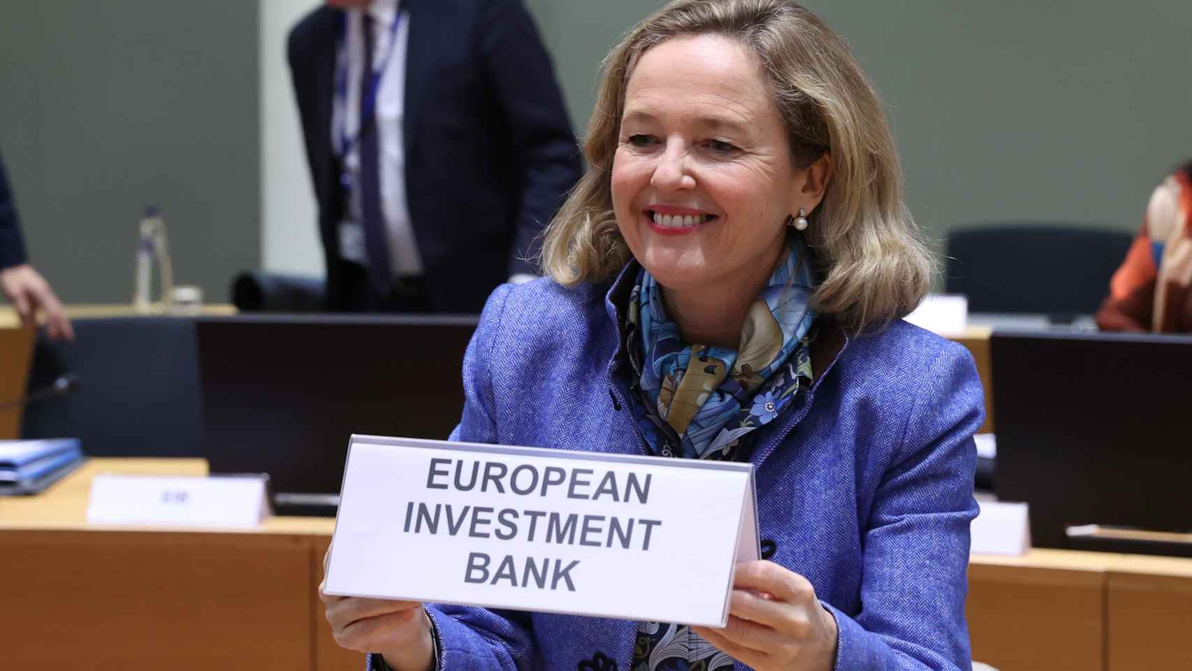 La presidenta del Banco Europeo de Inversiones, Nadia Calviño.