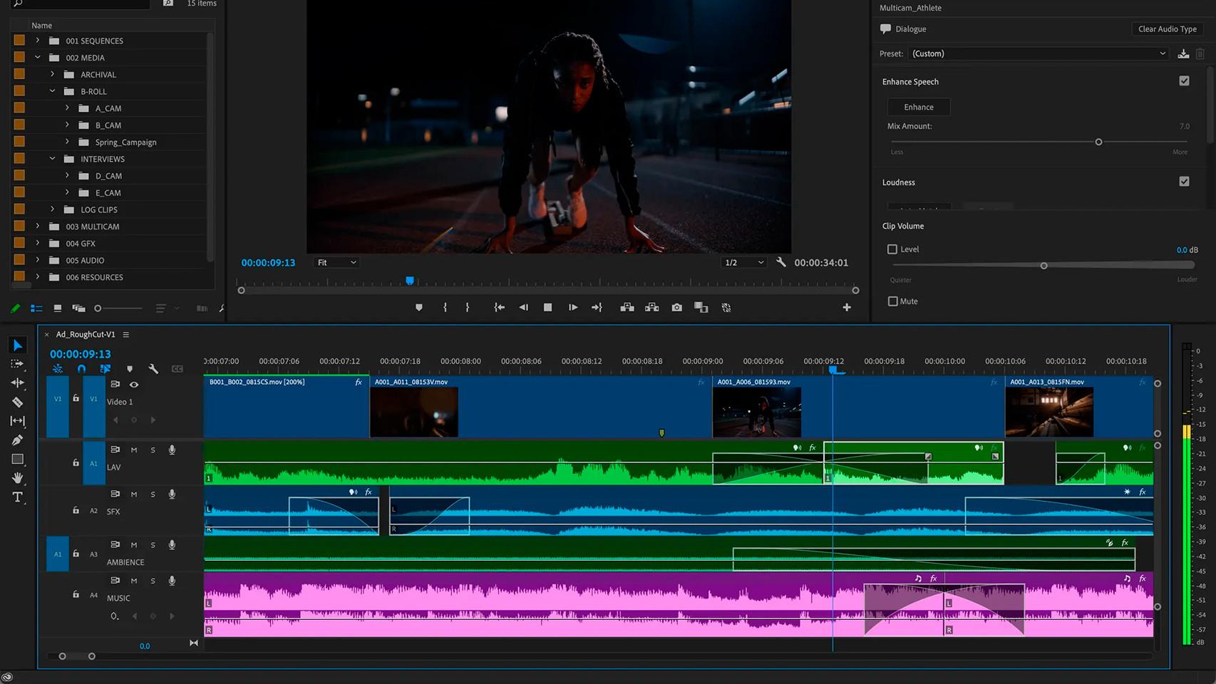 Imagen de Adobe Premiere, que podría incluir esta nueva solución