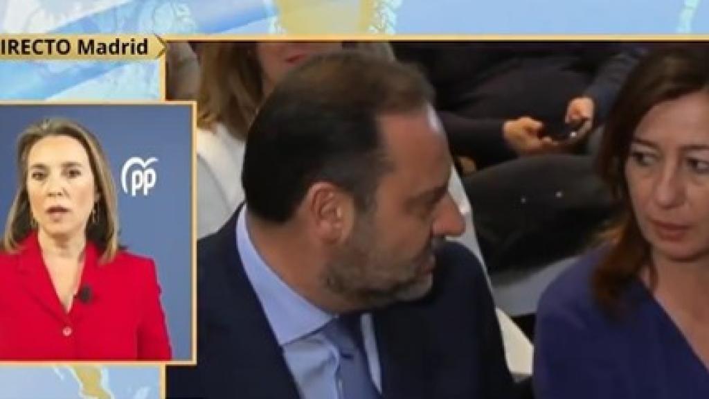 Cuca Gamarra este viernes en una entrevista en 'La Mirada Crítica' en Telecinco.