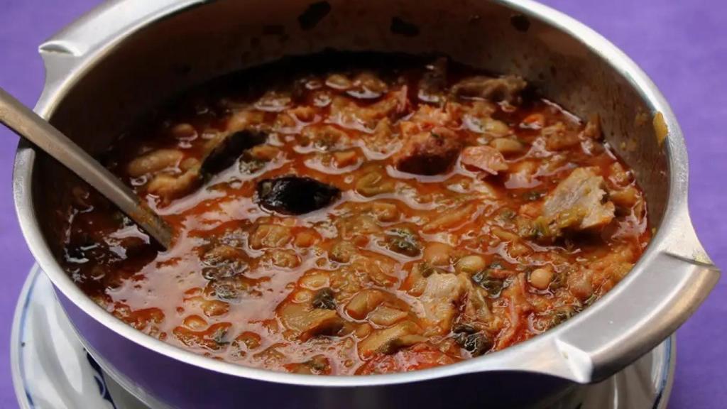 Cocido montañés del restaurante La Lola.