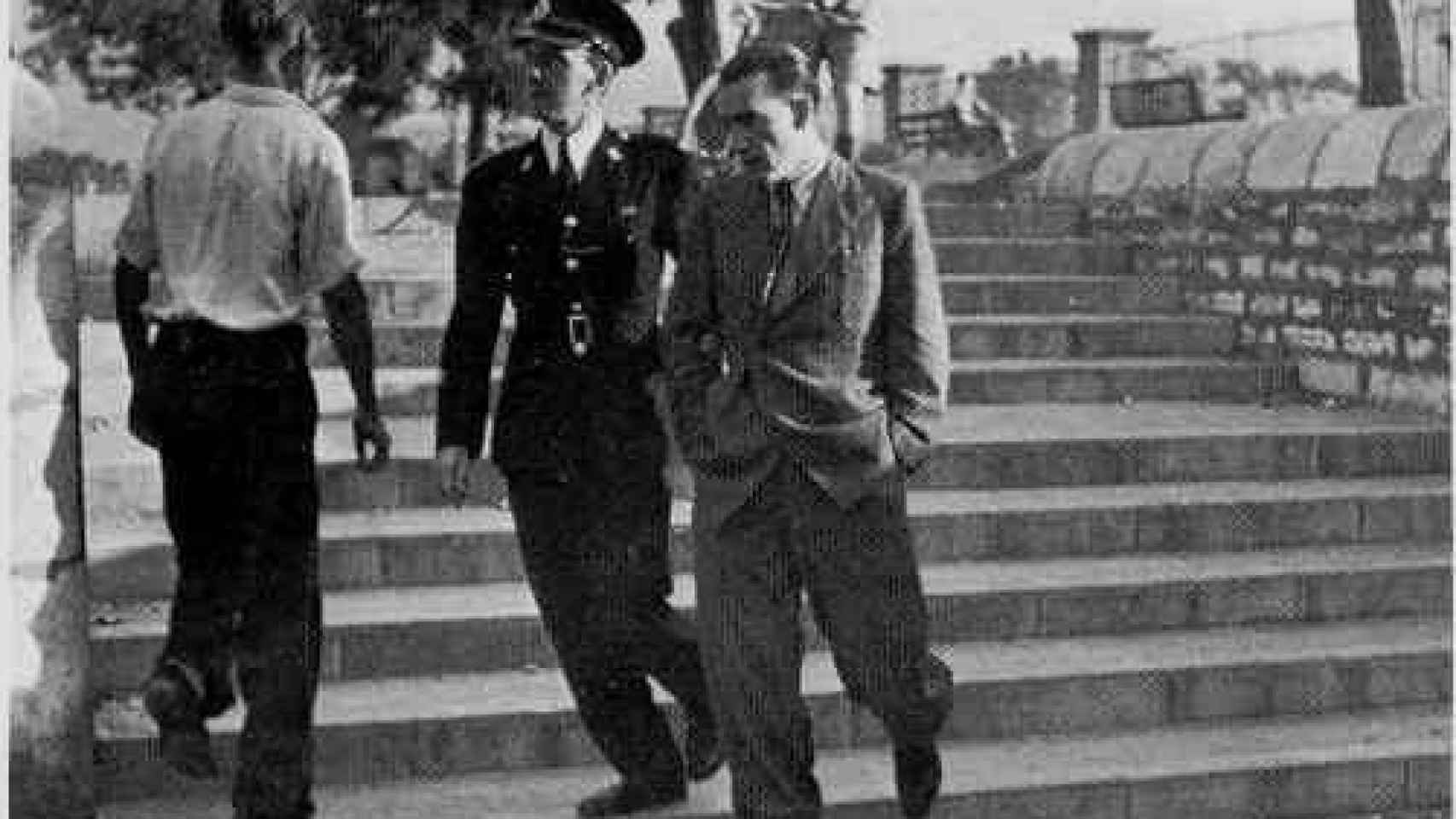Detención de Luis López Cordon Cuenca en Line Wall Road, junio de 1943