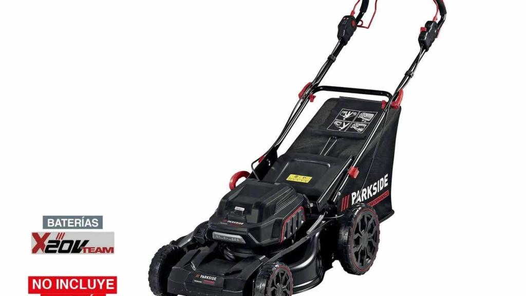 Cortacésped recargable de Lidl.
