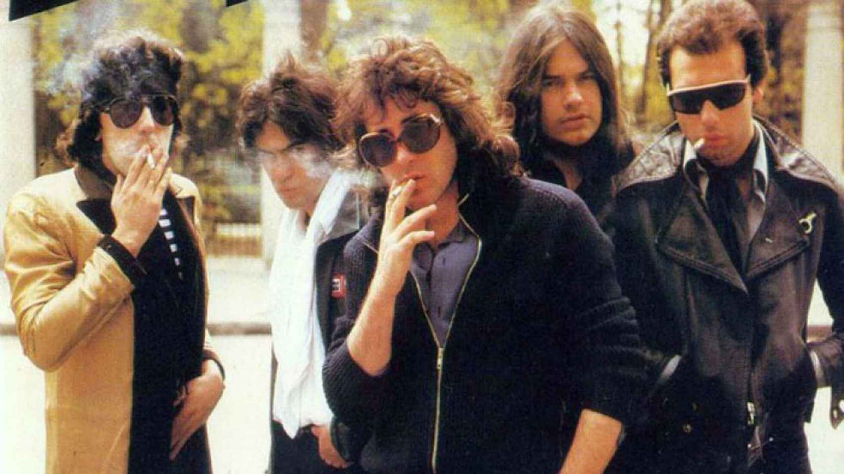 La banda Burning en su formación original, en una foto de archivo