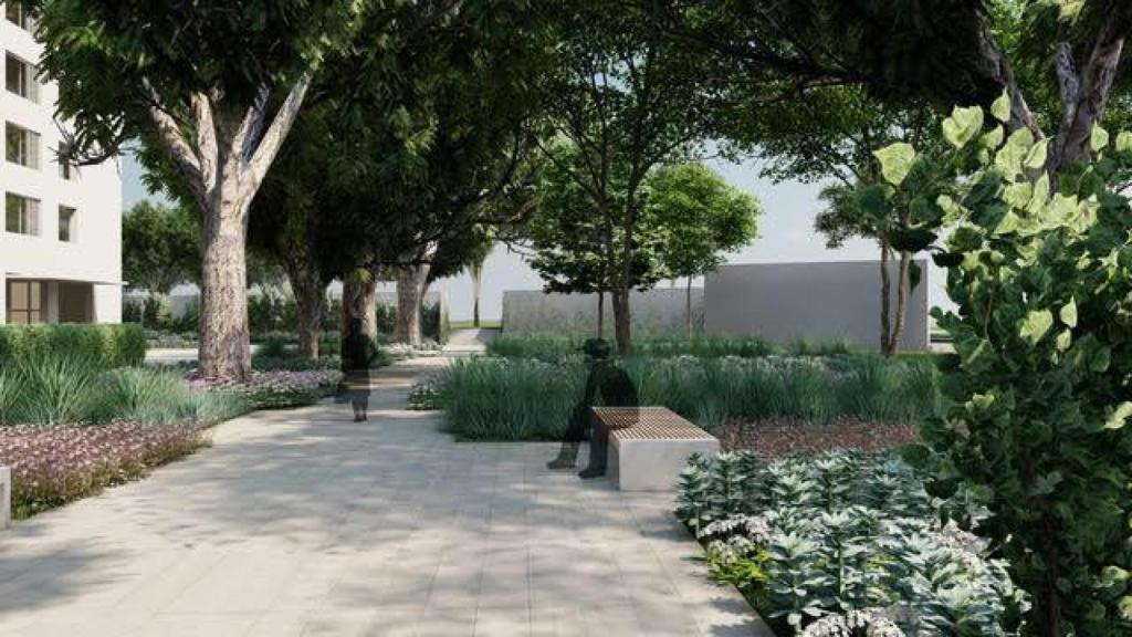 Otra de las imágenes del proyecto para los antiguos terrenos de Altadis.