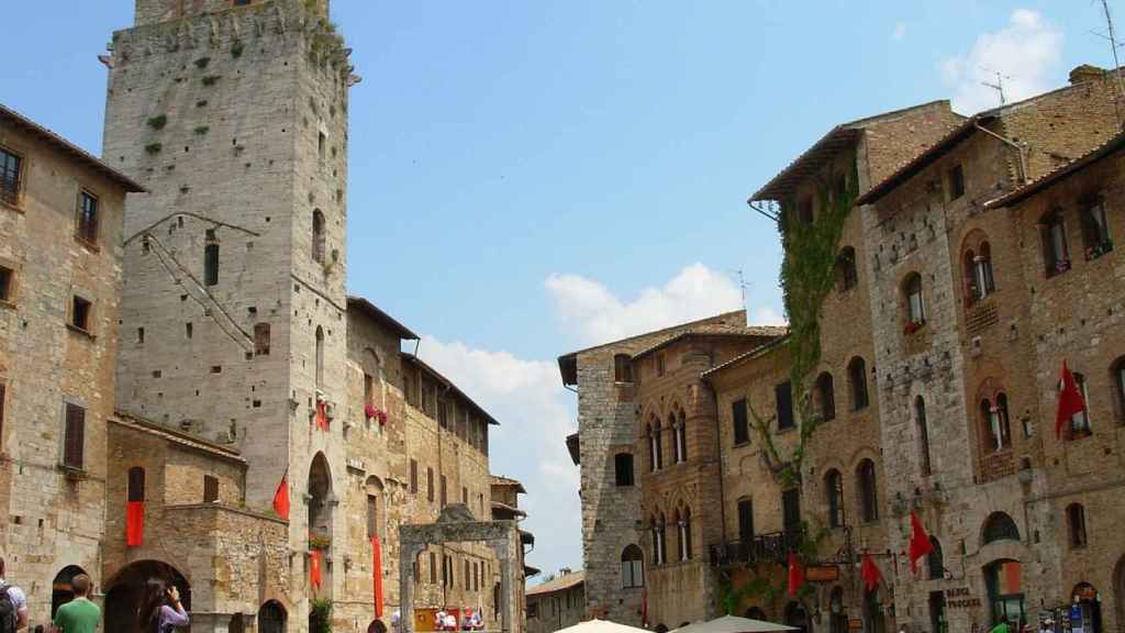 San Gimignano, Italia.
