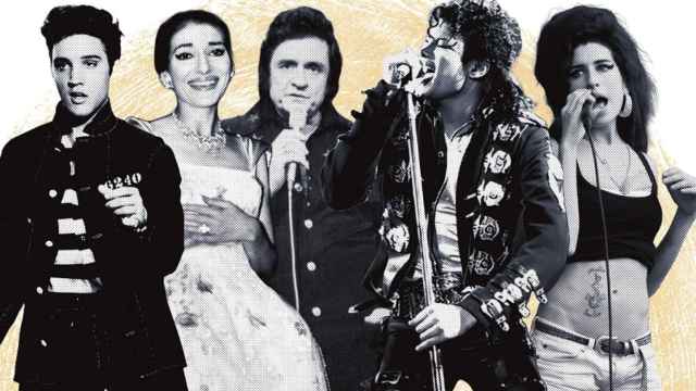 Elvis Presley, Maria Callas, Johnny Cash, Michael Jackson y Amy Winehouse han  dejado un polémico legado. Imagen: Rubén Vique