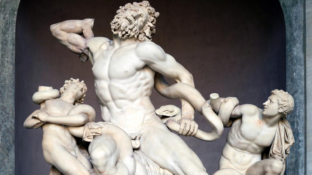 Detalle del grupo escultórico 'Laocoonte y sus hijos', del siglo I d. C., cuyo auténtico brazo fue hallado por Pollak en 1905. Foto: LivioAndronico/Wikimedia Commons