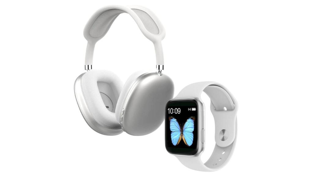 El conjunto de auriculares y reloj de oferta en Carrefour