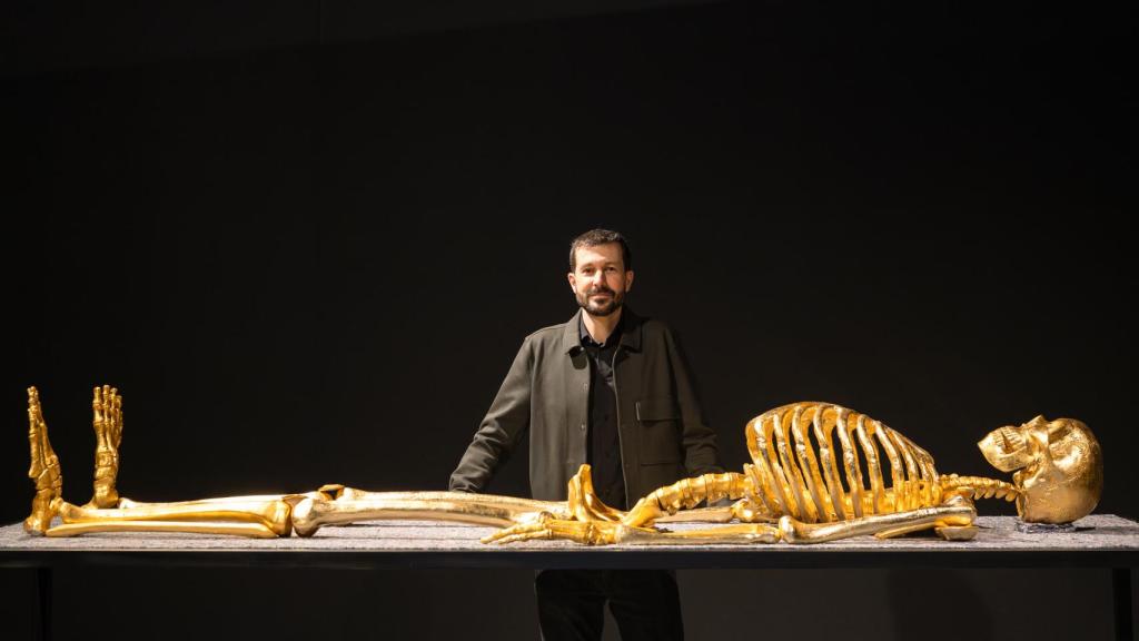 Javier Martín-Jiménez, comisario de la exposición del artista dominicano.