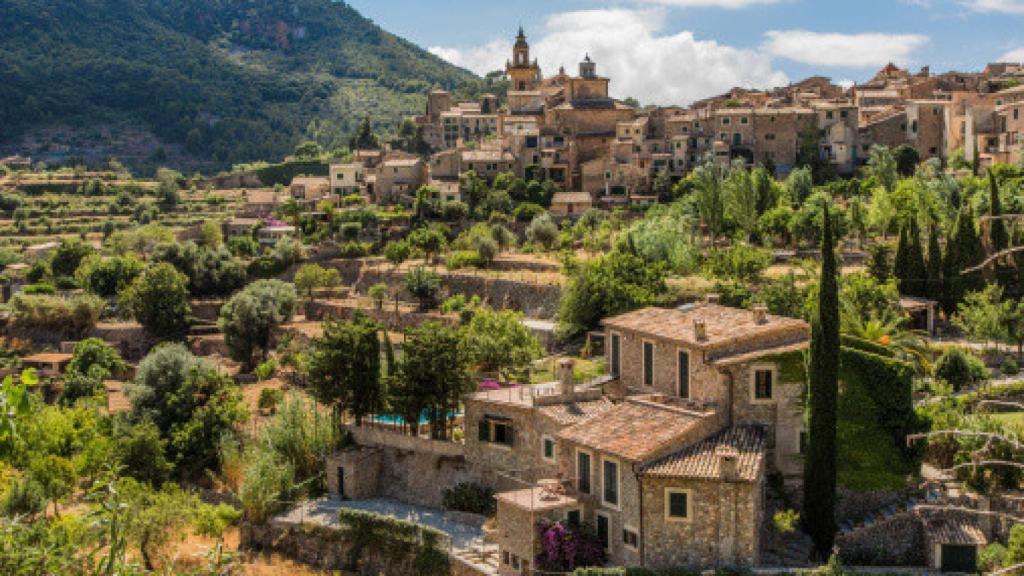 El pueblo de Valldemossa en Mallorca.