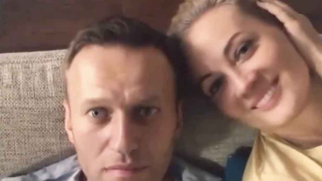 Fotograma del vídeo de Yulia Navalnya para despedir a su marido.