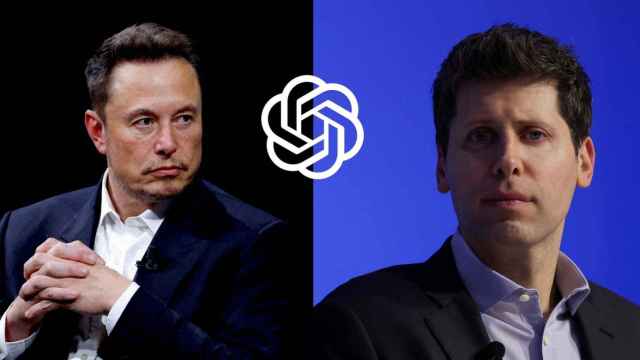 Elon Musk y Sam Altan, fundadores de OpenAI
