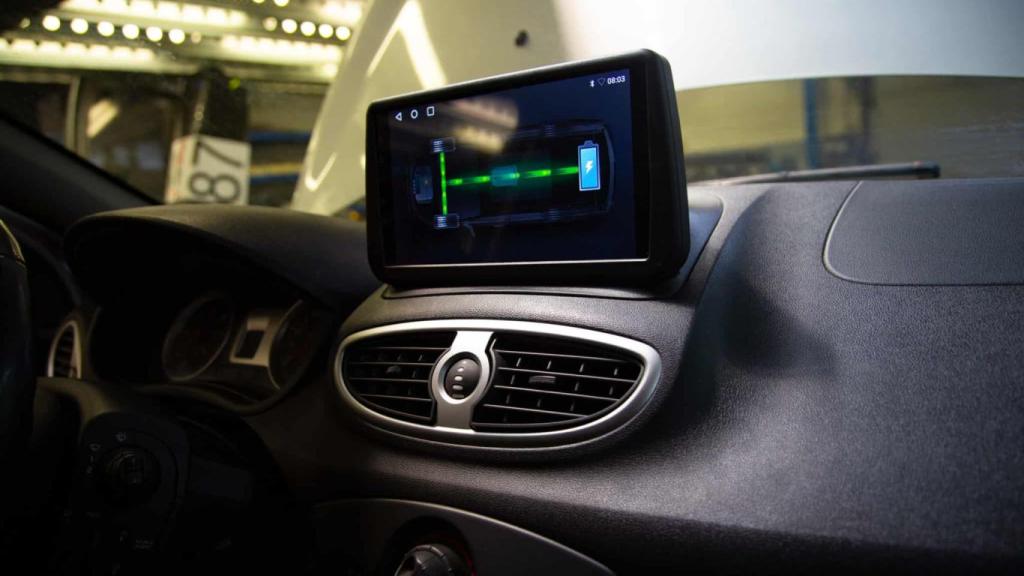 La pantalla del kit Twin-E