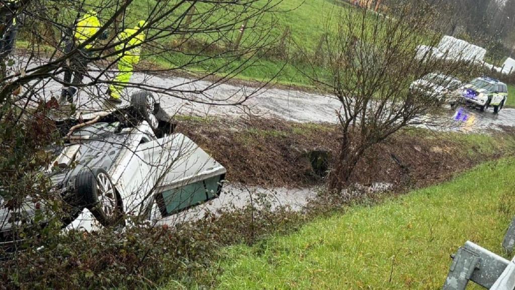 Accidente registrado en Meira (Lugo)