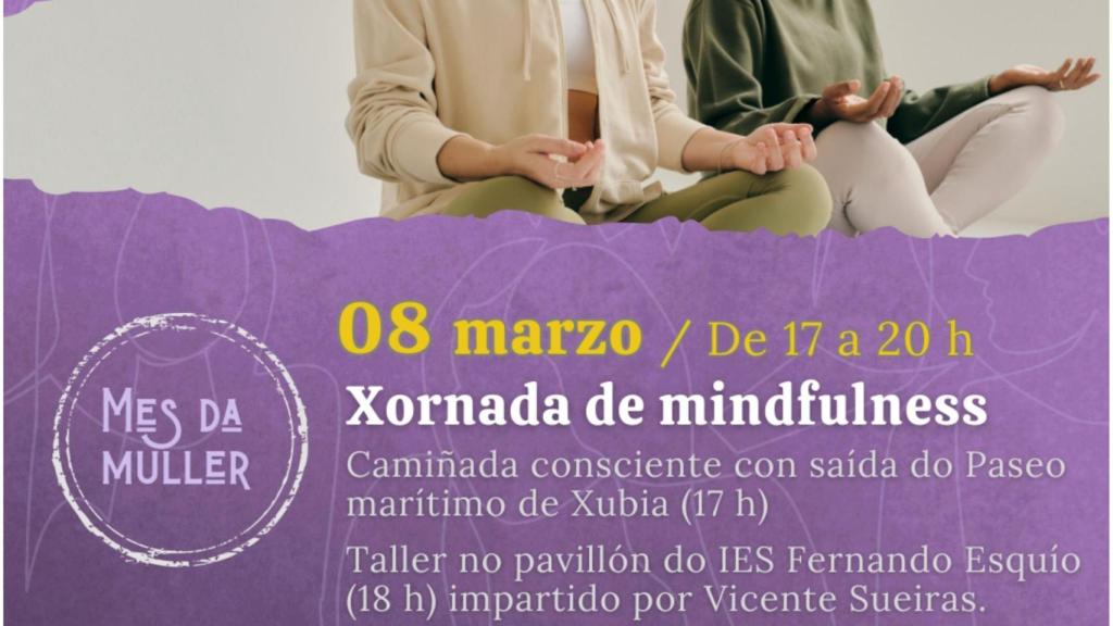 Sesión gratuita de mindfulness para mujeres de Neda (A Coruña)