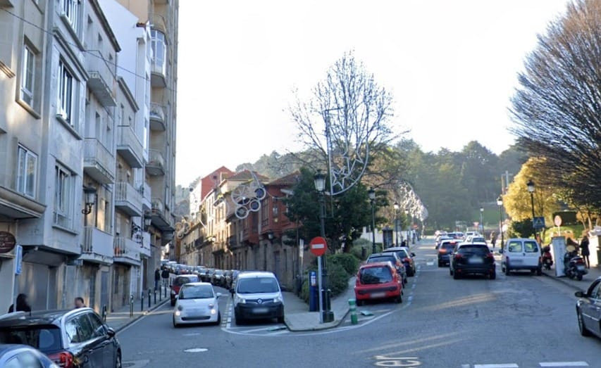 Rúa Pracer, en Vigo. Foto: Google Maps