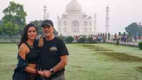 Vicente y Fernanda durante su viaje a la India
