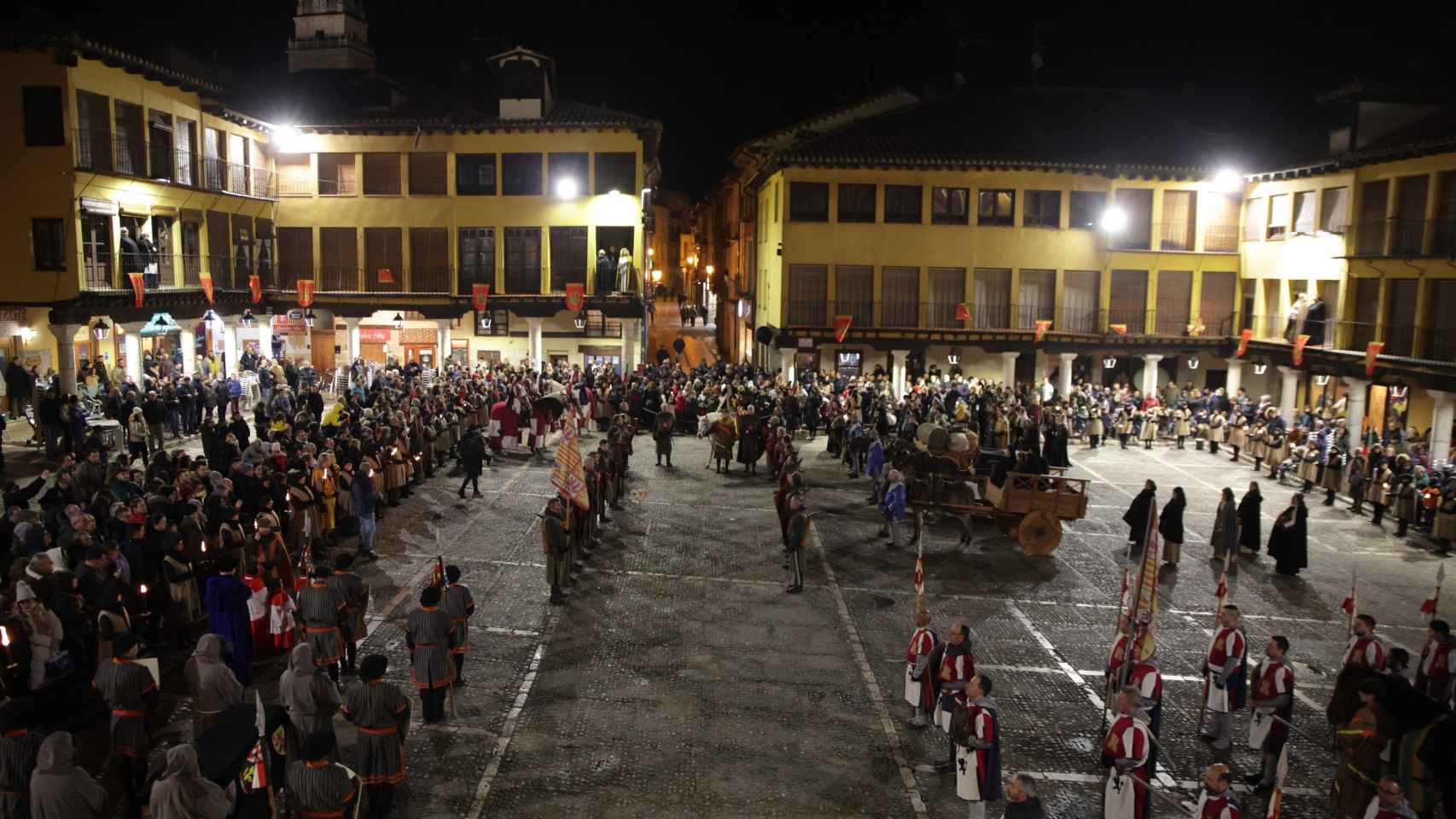 La Plaza Mayor de Tordesillas regresa al siglo XVI