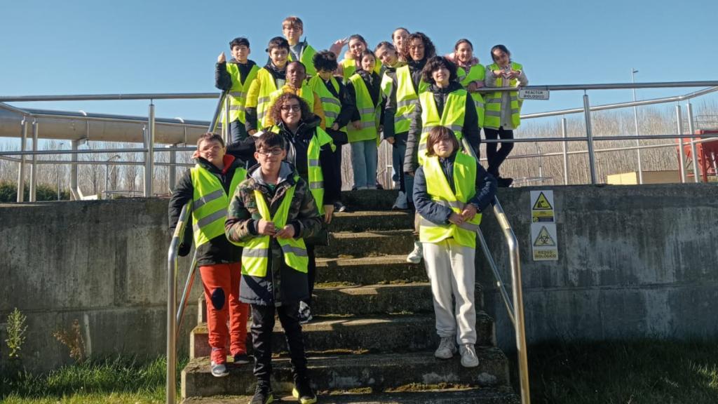 Escolares de Benavente conocen el funcionamiento de la estación depuradora